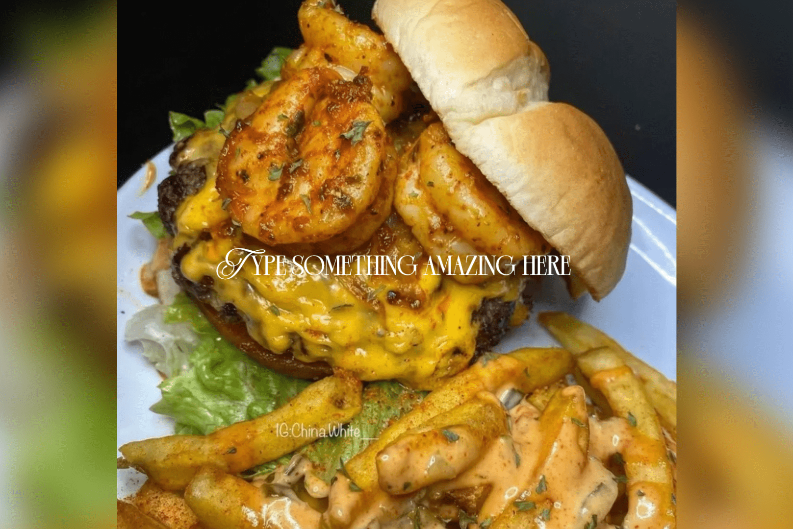 A plate with some food on it